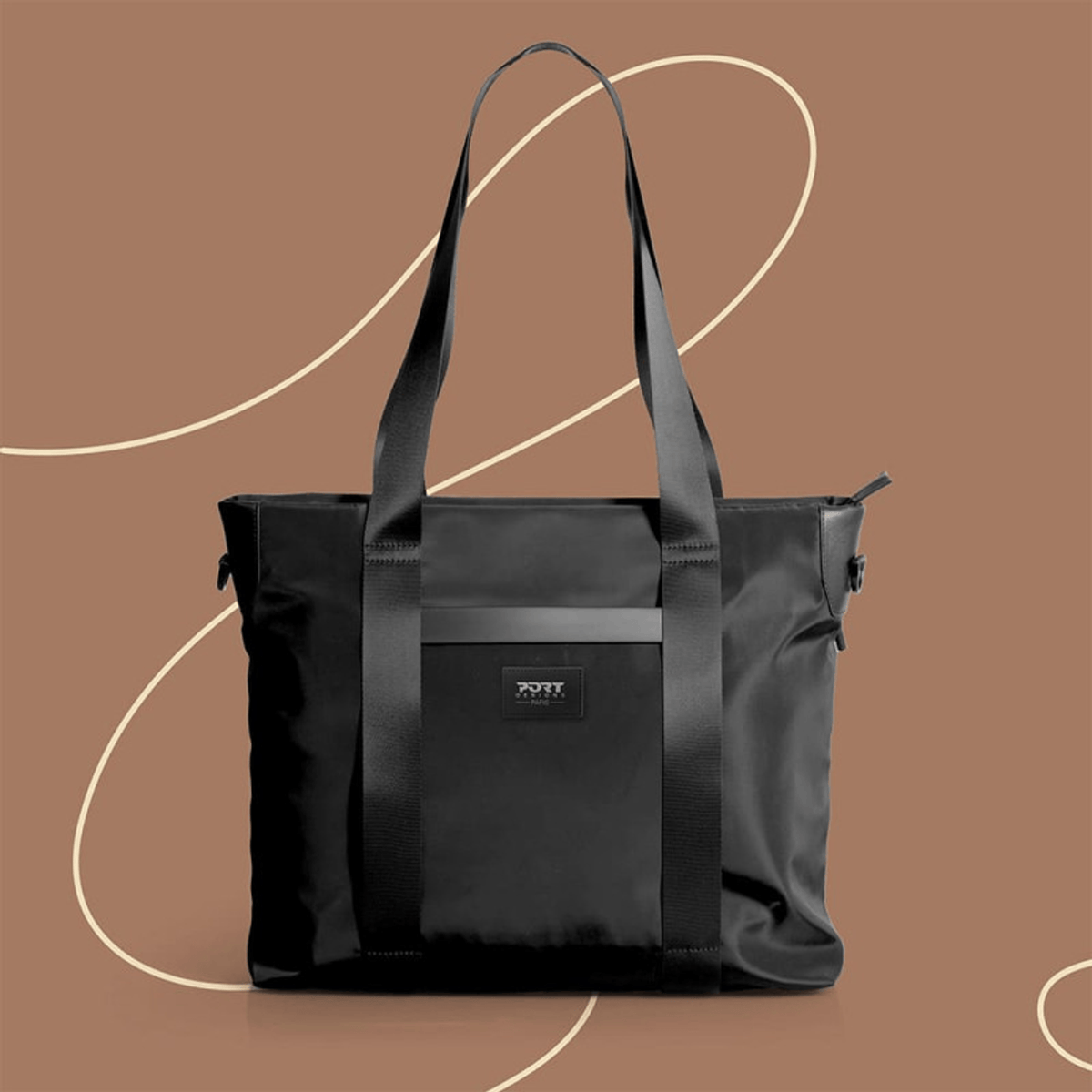 Port Designs MUSE Signature 16" Tote Bag - Black