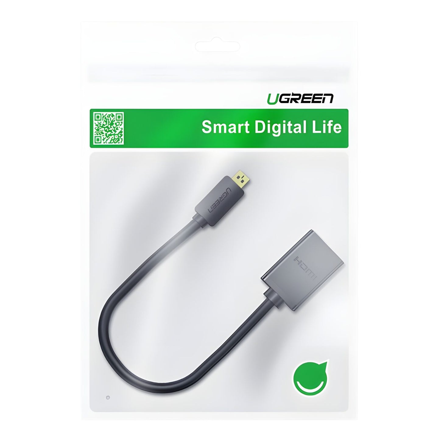 UGREEN 20134-20134 Micro HDMI Male to HDMI Female Adapter - Black - Stellar Technologies