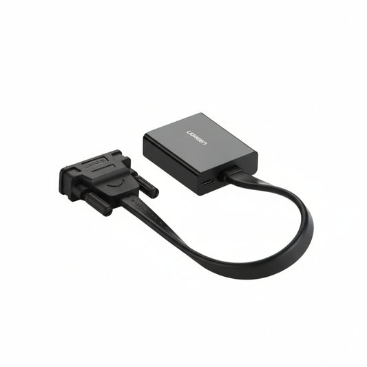 UGREEN DVI-D 24+1 to VGA Active Video Adapter (Male to Female) - Black - Stellar Technologies
