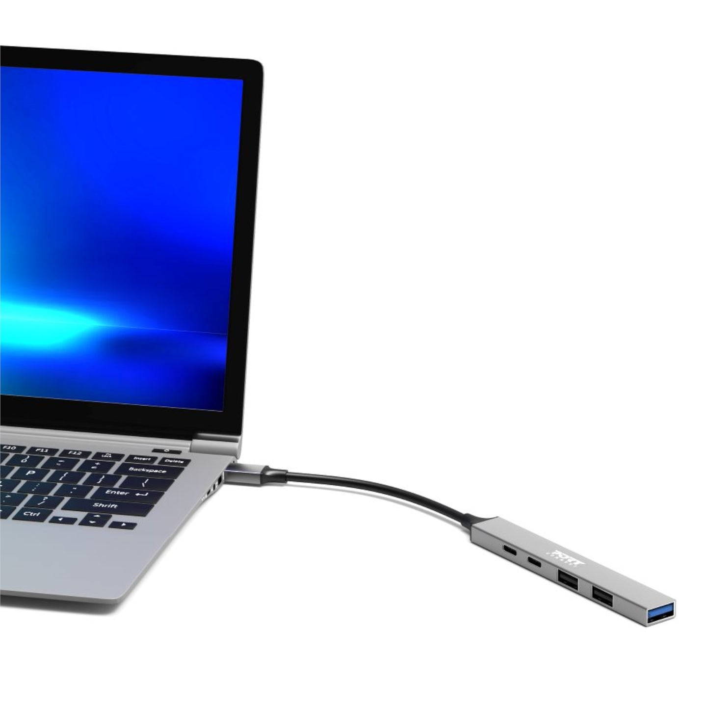 Port USB Type-C Hub 4 x USB + 1 x Charging Port - Stellar Technologies