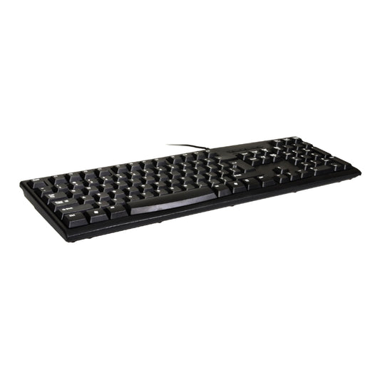 Port Connect Office Budget Wired Keyboard-Black - Stellar Technologies