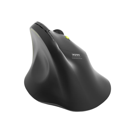 Port Connect 2.4GHz Wireless ERGO SOFT Bluetooth Rechargeable Mouse - Stellar Technologies