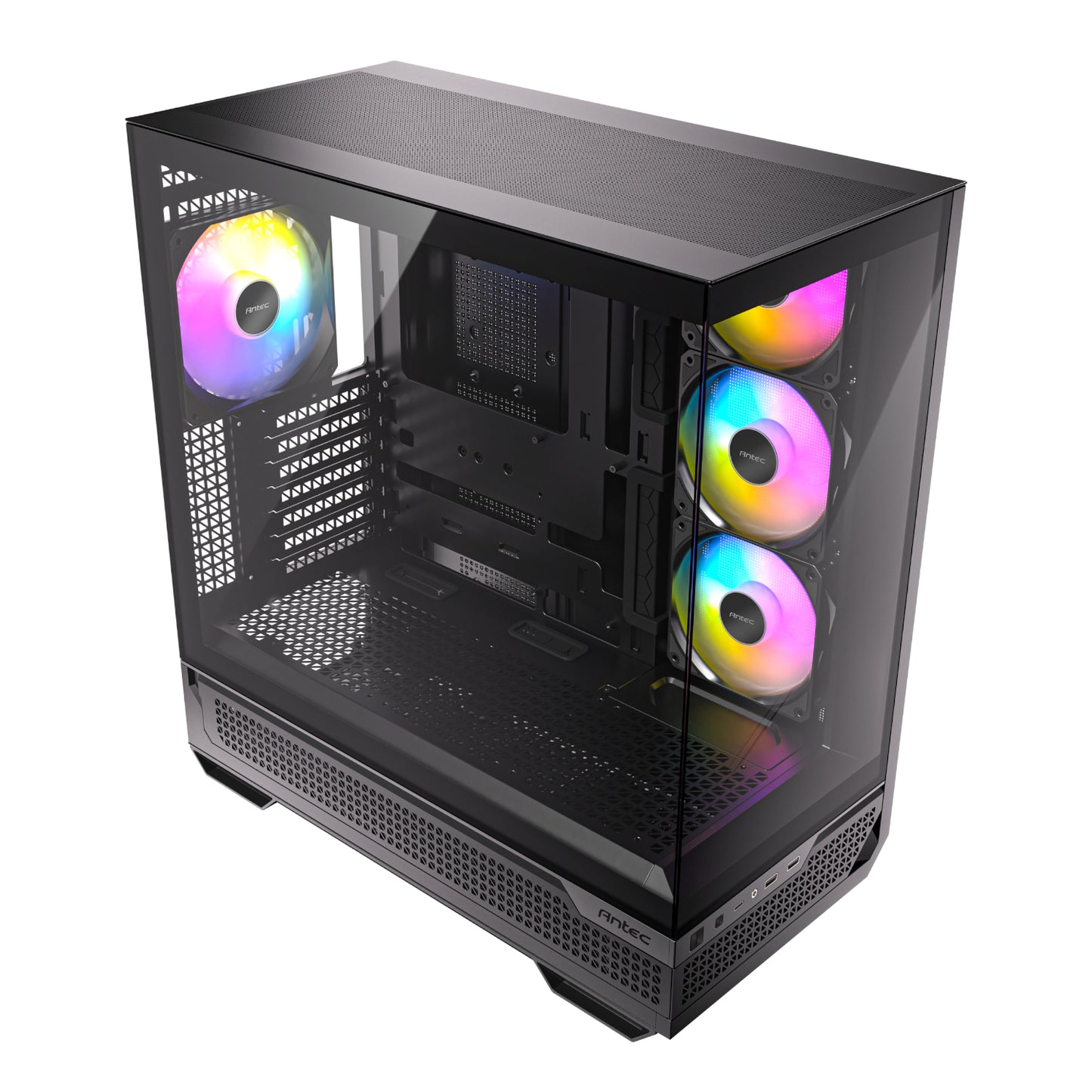Antec C7 ARGB E-ATX Mid Tower Gaming Chassis - Black - Stellar Technologies