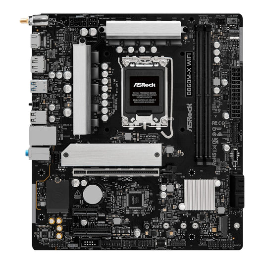 ASRock B860M-X Micro ATX DDR5 Motherboard (PCIe 5 and Wi-Fi 6E) - Stellar Technologies
