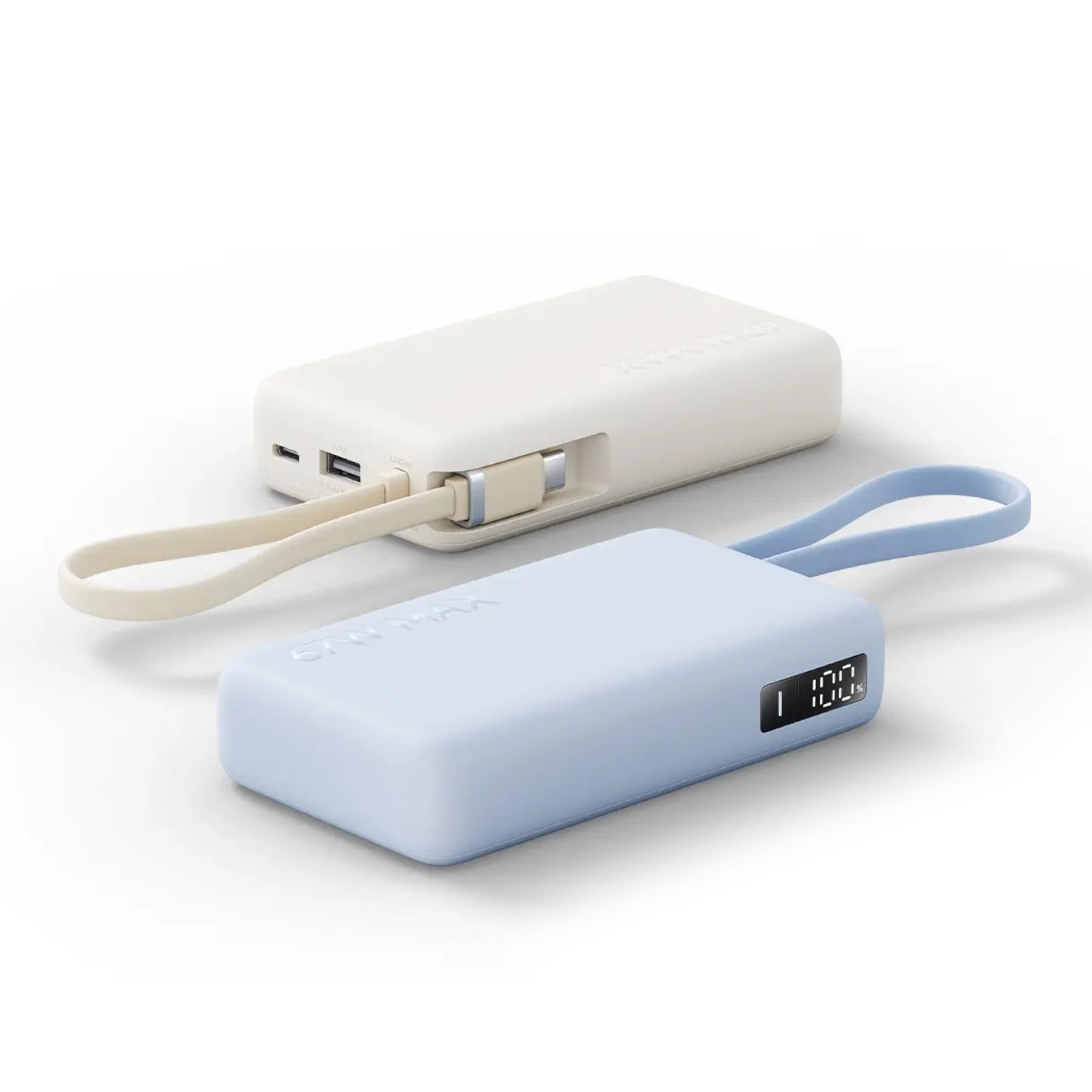 Xiaomi 67W Power Bank 10000mAh (Integrated Cable) - Tan - Stellar Technologies