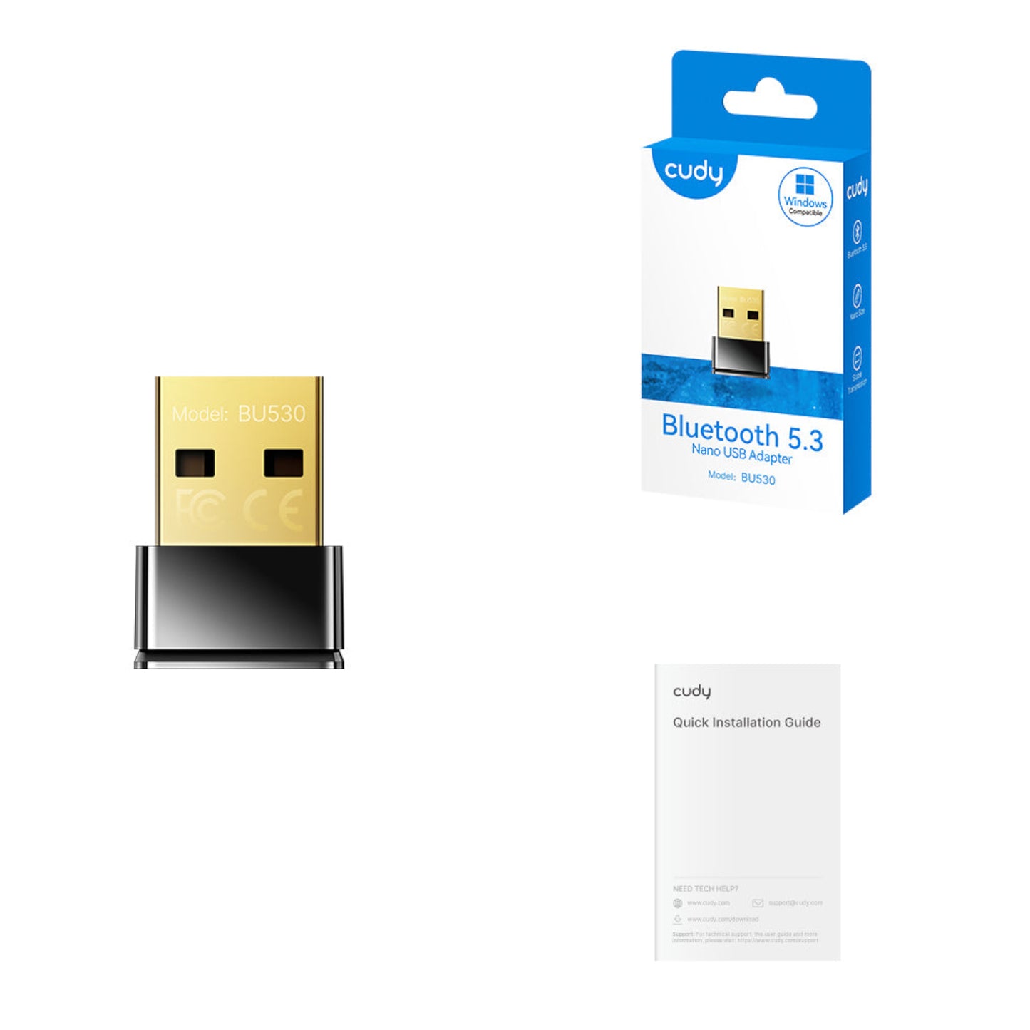 Cudy BU530 Bluetooth 5.3 Nano USB Adapter - Stellar Technologies