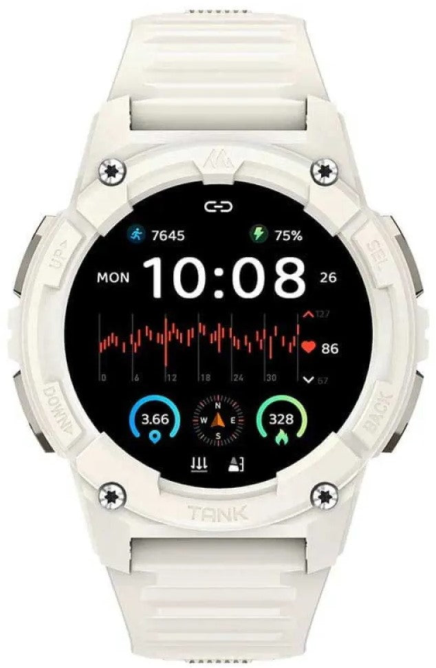 Kospet Tank S2 Ultra 1.32 Inch Amoled White Smartwatch
