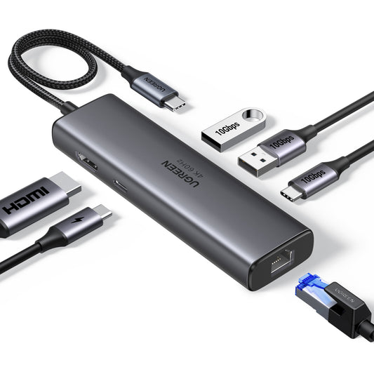 UGREEN CM512 6-in-1 USB Type-C Docking Station - Stellar Technologies