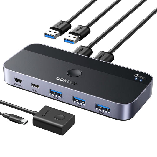 UGREEN Sharing Switch Box 2-in-4 Out - Stellar Technologies