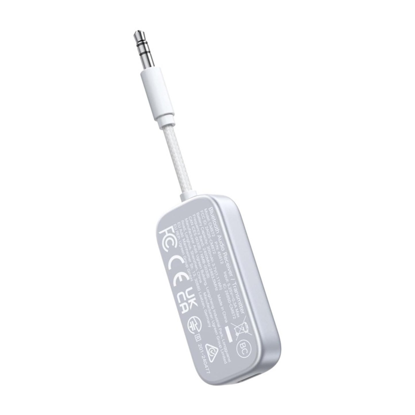 UGREEN 3.5mm Bluetooth 5.4 Audio Receiver/Transmitter - White - Stellar Technologies