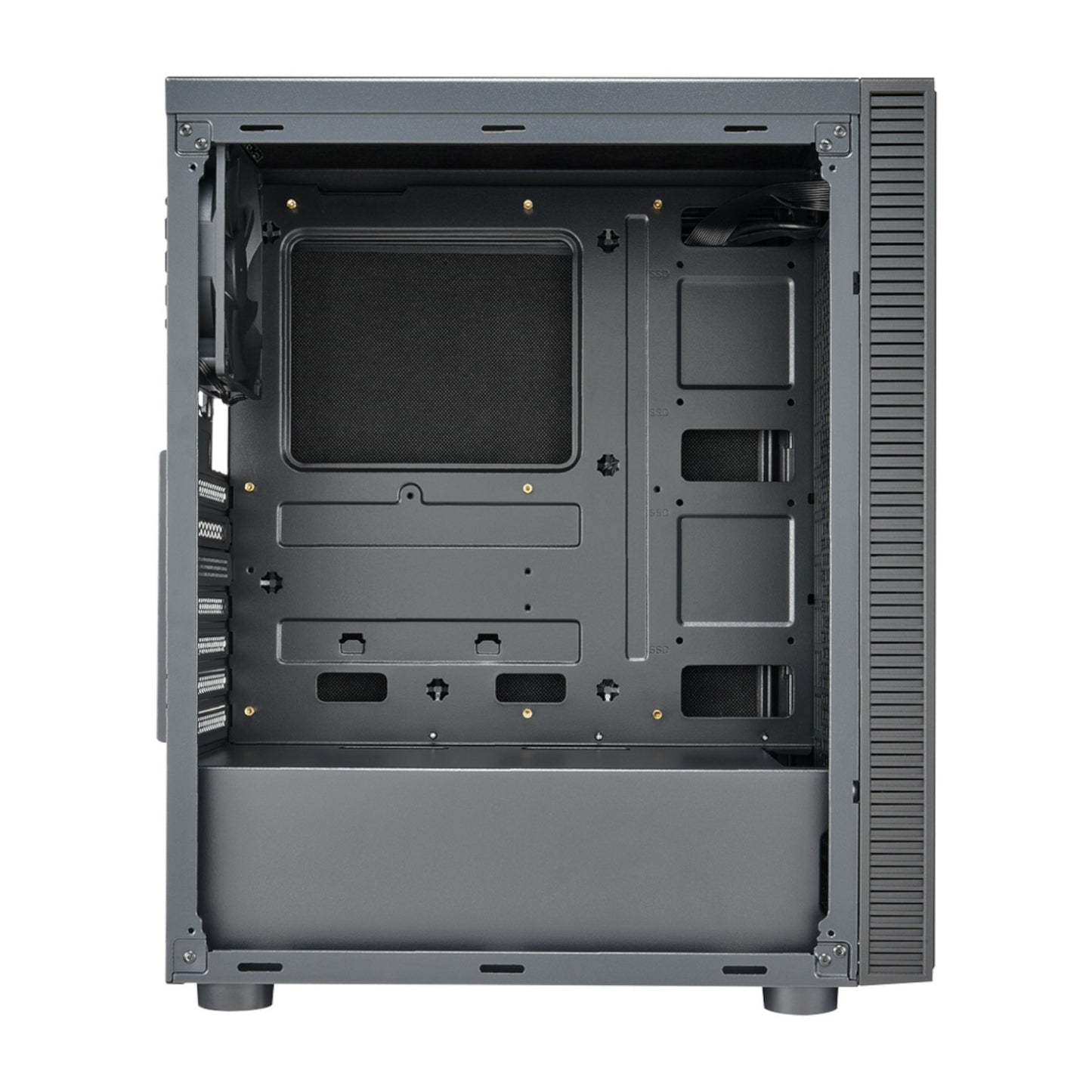 FSP CMT223S ATX Mid Tower Chassis - Black - Stellar Technologies
