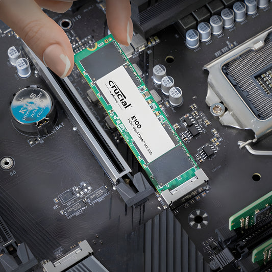 Crucial E100 480GB PCIe Gen4 2280 NVMe M.2 SSD - Stellar Technologies
