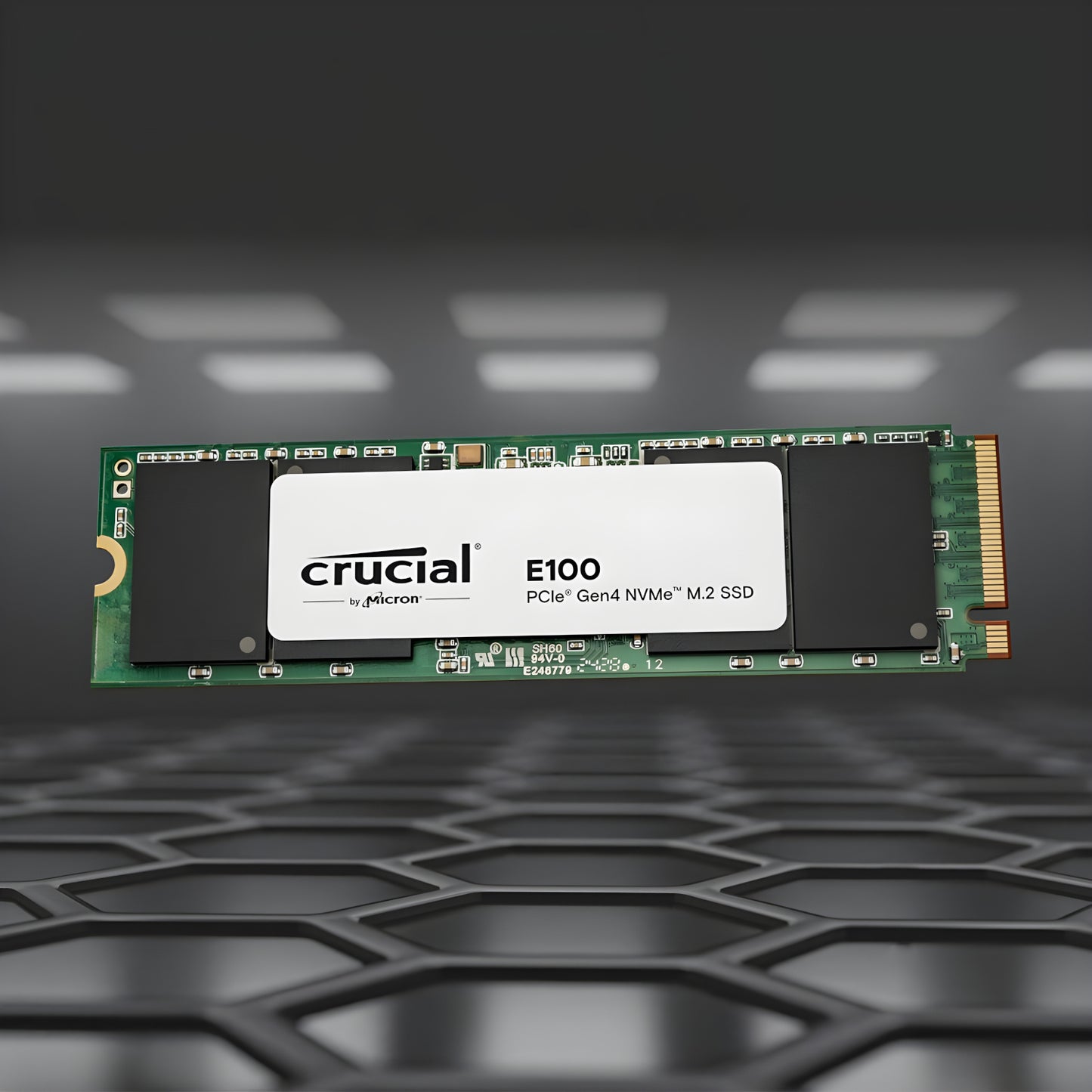 Crucial E100 480GB PCIe Gen4 2280 NVMe M.2 SSD - Stellar Technologies