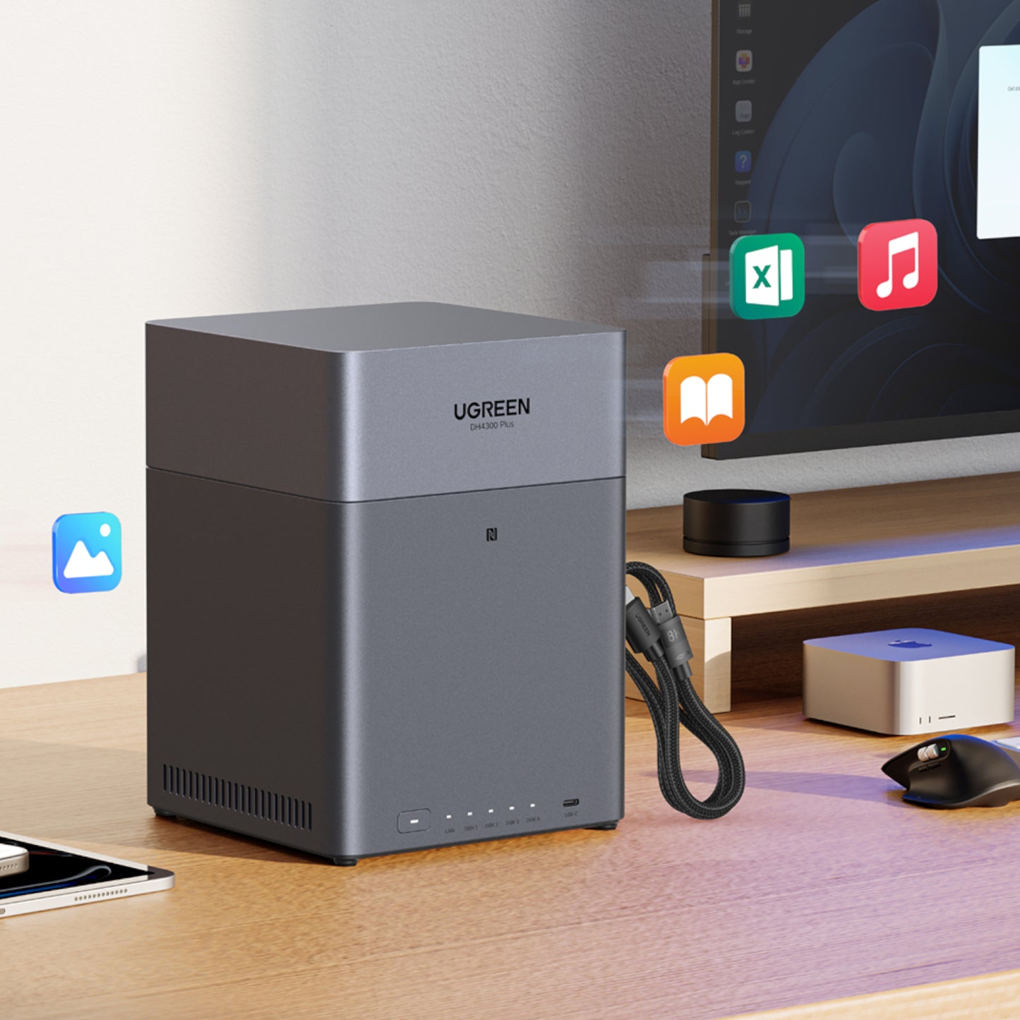 UGREEN DH4300 PLUS 4-Bay NAS Storage - Stellar Technologies
