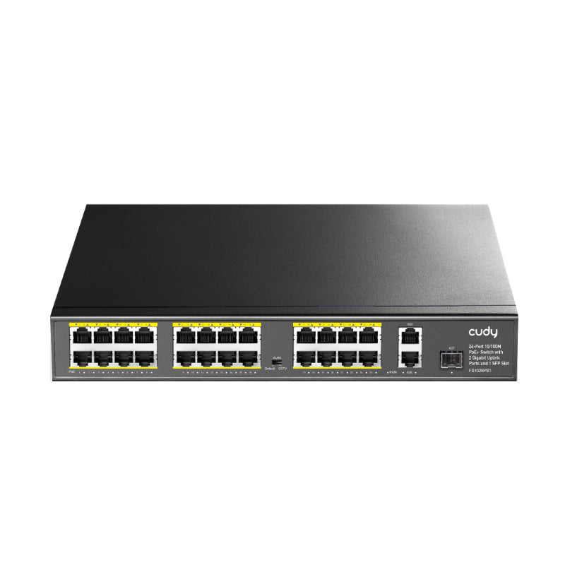 Cudy 24-Port Unmanaged POE Switch - Rack Mount - Stellar Technologies