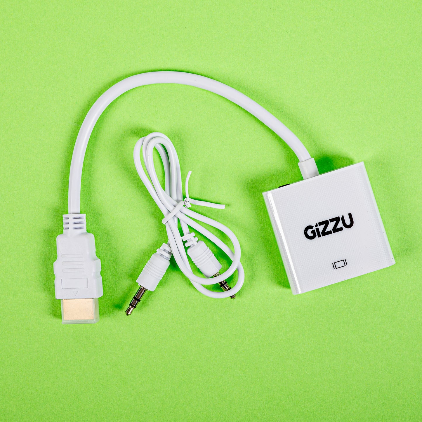 Gizzu 1080P HDMI to VGA Adapter with Audio - Stellar Technologies