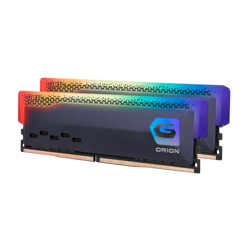 Geil Orion RGB 16GB KIT(2X8GB) 3600MHz DDR4 Gaming Memory - Grey - Stellar Technologies