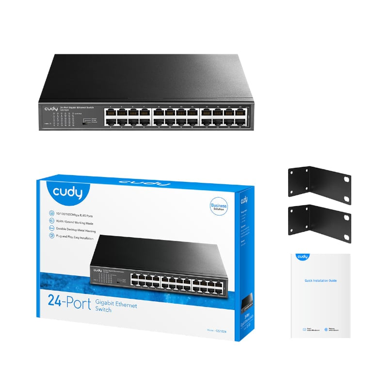 Cudy 24 Port Gigabit Metal Switch - Stellar Technologies