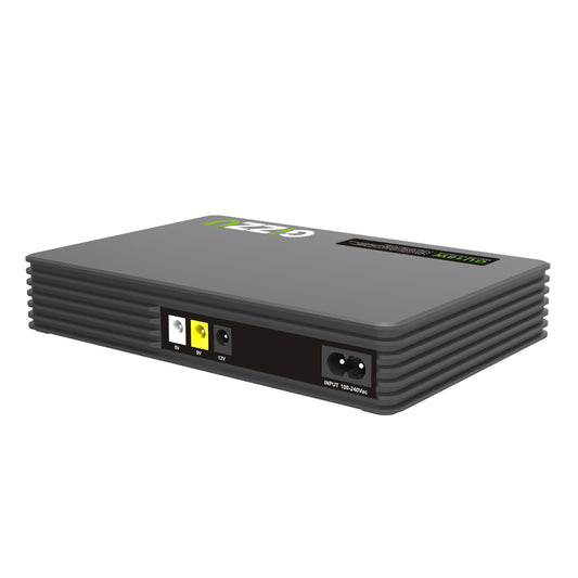 Gizzu SURF Simple 18W 55Wh LiFePO4 MINI DC UPS - Black - Stellar Technologies