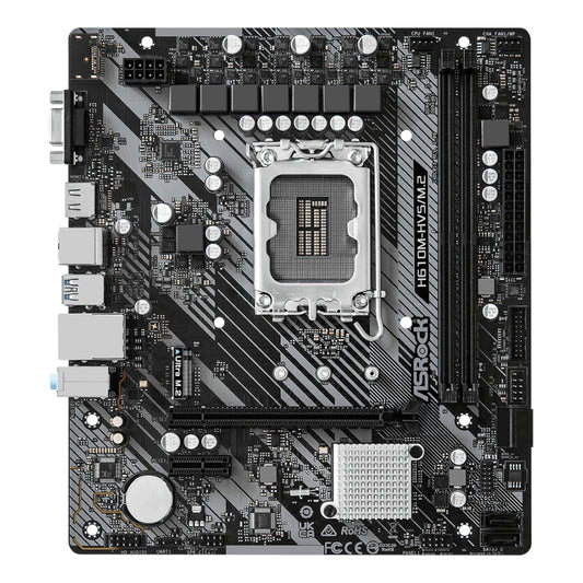 ASRock H610M-HVS/M.2 R2.0 Intel LGA 1700 m-ATX Motherboard - Stellar Technologies