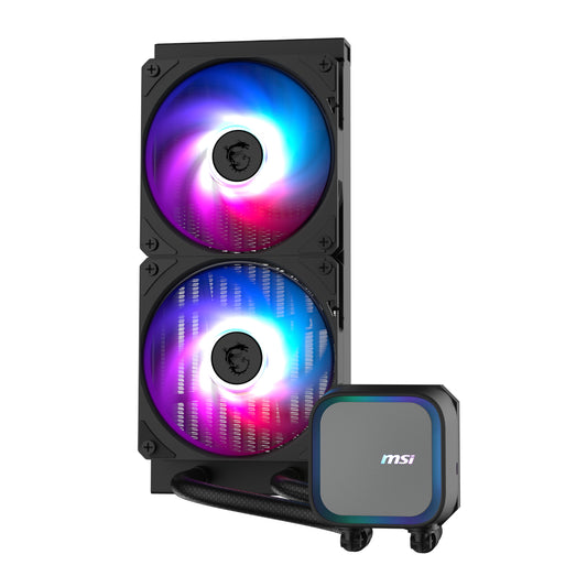 MSI MAG Coreliquid A13 240 AIO Liquid CPU Cooler - Black - Stellar Technologies