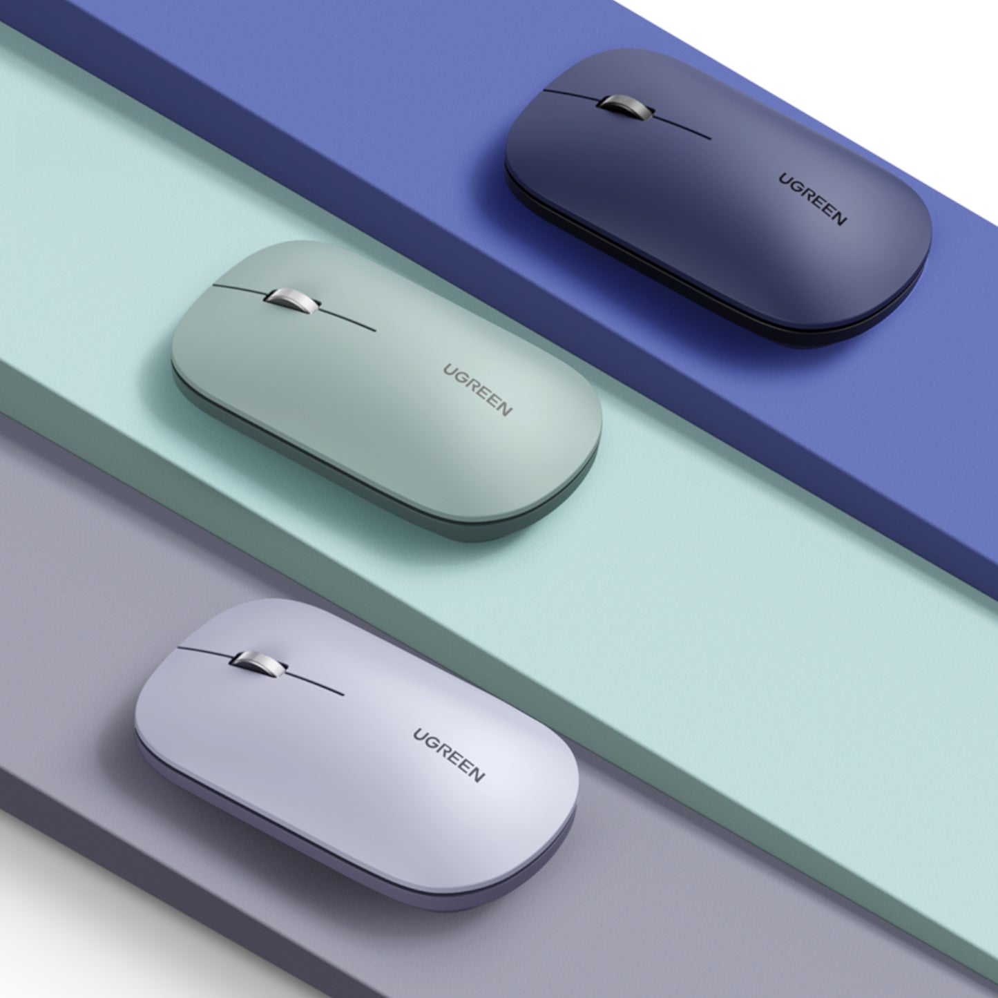 UGREEN Portable 2.4GHz Wireless Mouse - Grey - Stellar Technologies