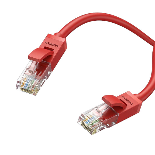 UGREEN RJ45 CAT6 Ethernet 0.5m LAN Network Cable -Red (1Gbps, 250MHz) - Stellar Technologies