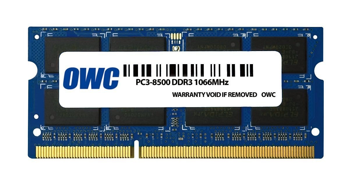 OWC Mac 4GB 1066Mhz DDR3 SODIMM Memory - Stellar Technologies