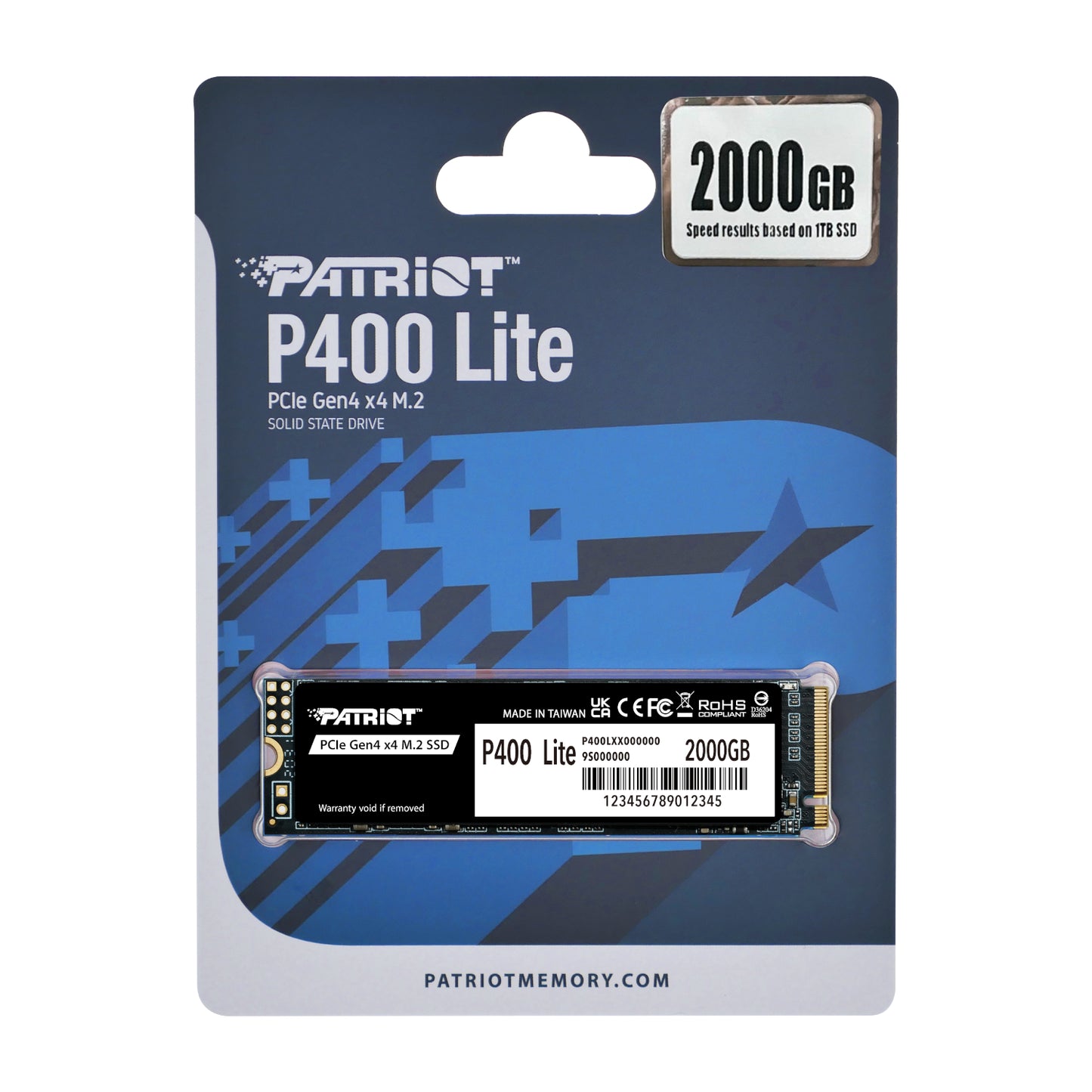 Patriot P400 Lite 2TB M.2 PCIe Gen 4 x4 NVMe SSD - Stellar Technologies