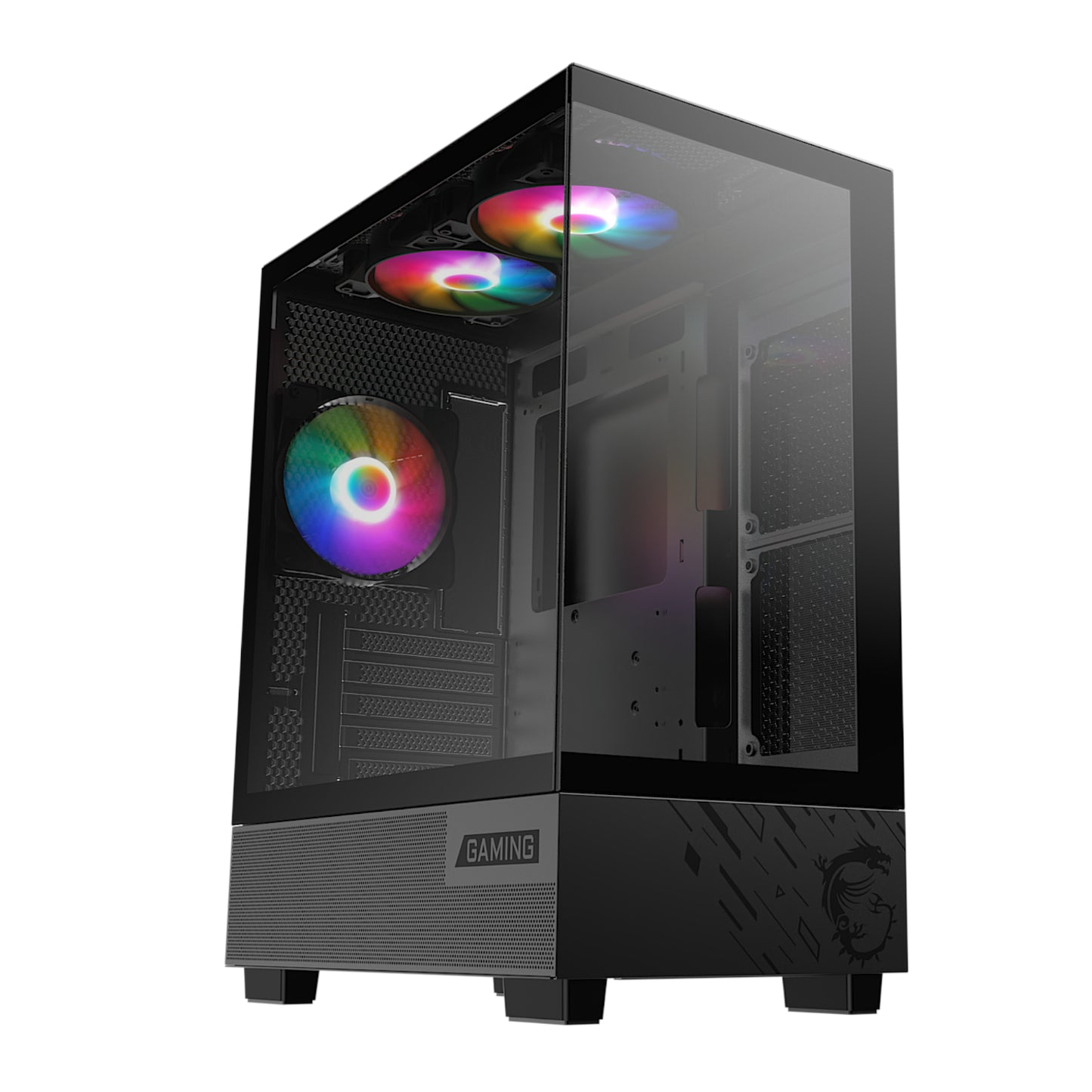 MSI PAG PANO M110A Micro-ATX Gaming Chassis - Black - Stellar Technologies