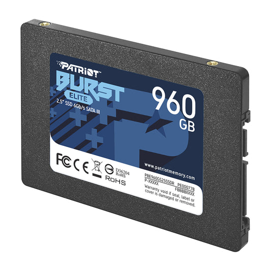 Patriot Burst Elite 960GB 2.5" SATA III SSD - Stellar Technologies