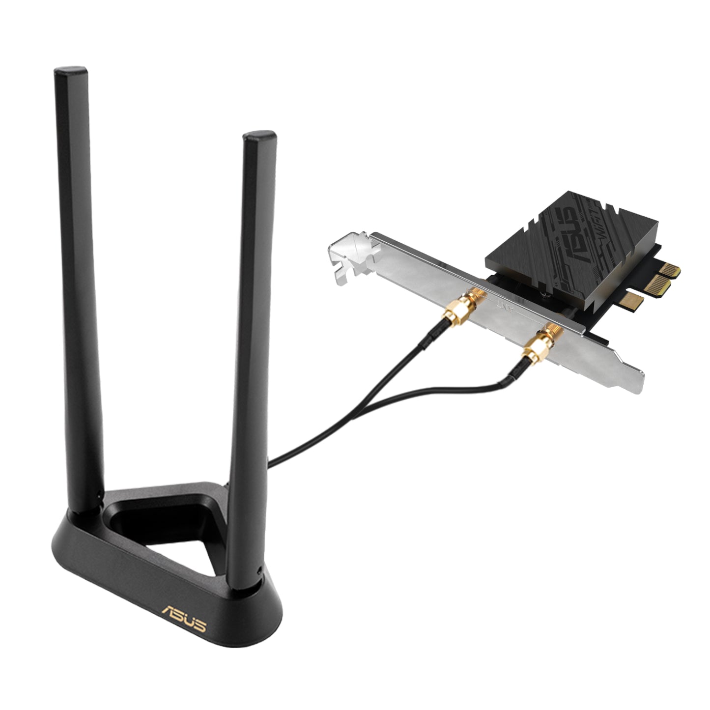 ASUS BE9400 Tri-Band Wi-Fi 7 6GHz PCIe Adapter-Black - Stellar Technologies
