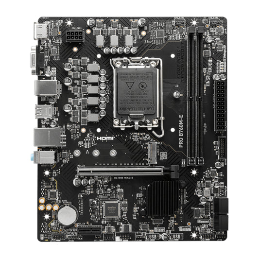 MSI B760M-E PRO DDR5 LGA1700 M-ATX Motherboard - Stellar Technologies