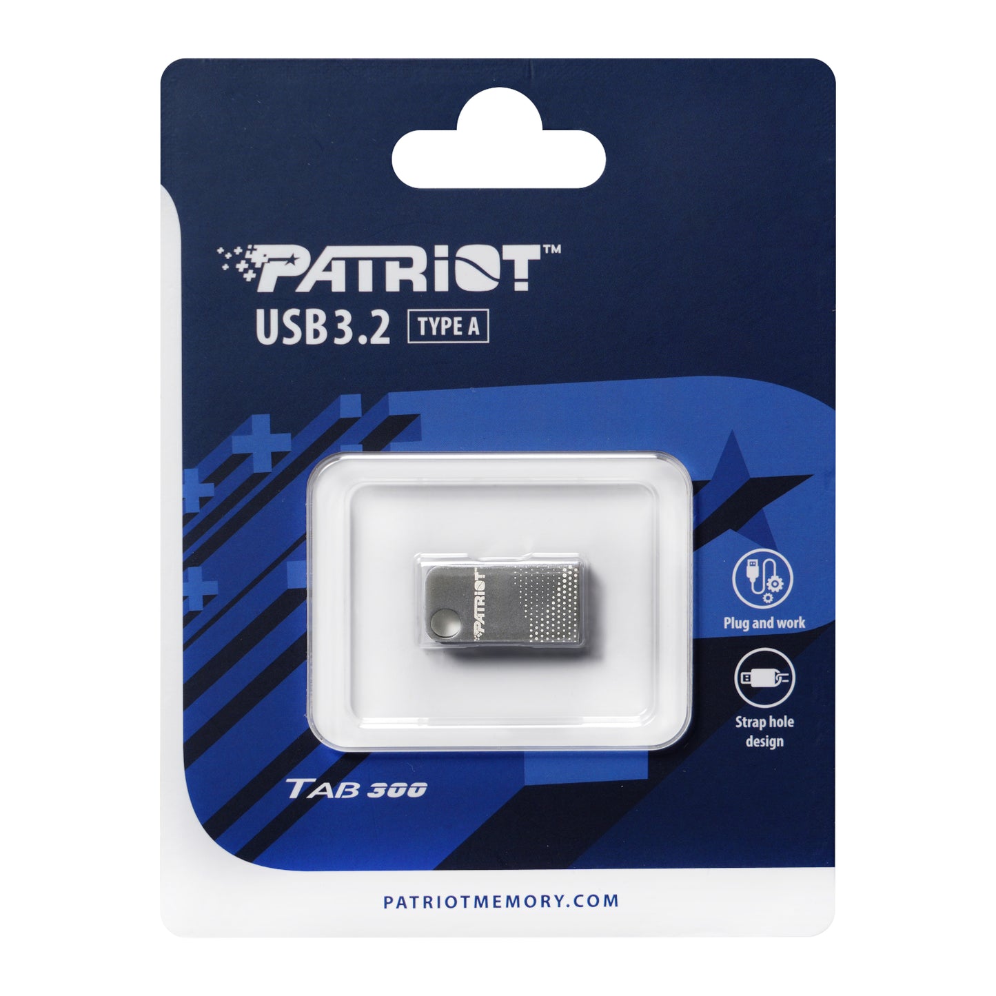 Patriot TAB300 Dark Shadow 128GB USB 3.2 Gen1 Flash Drive - Stellar Technologies