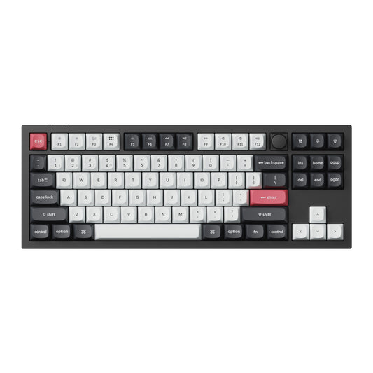 Keychron Q3 HE 80% Wireless Mechanical Keyboard (Nebula Switch) - Carbon Black - Stellar Technologies