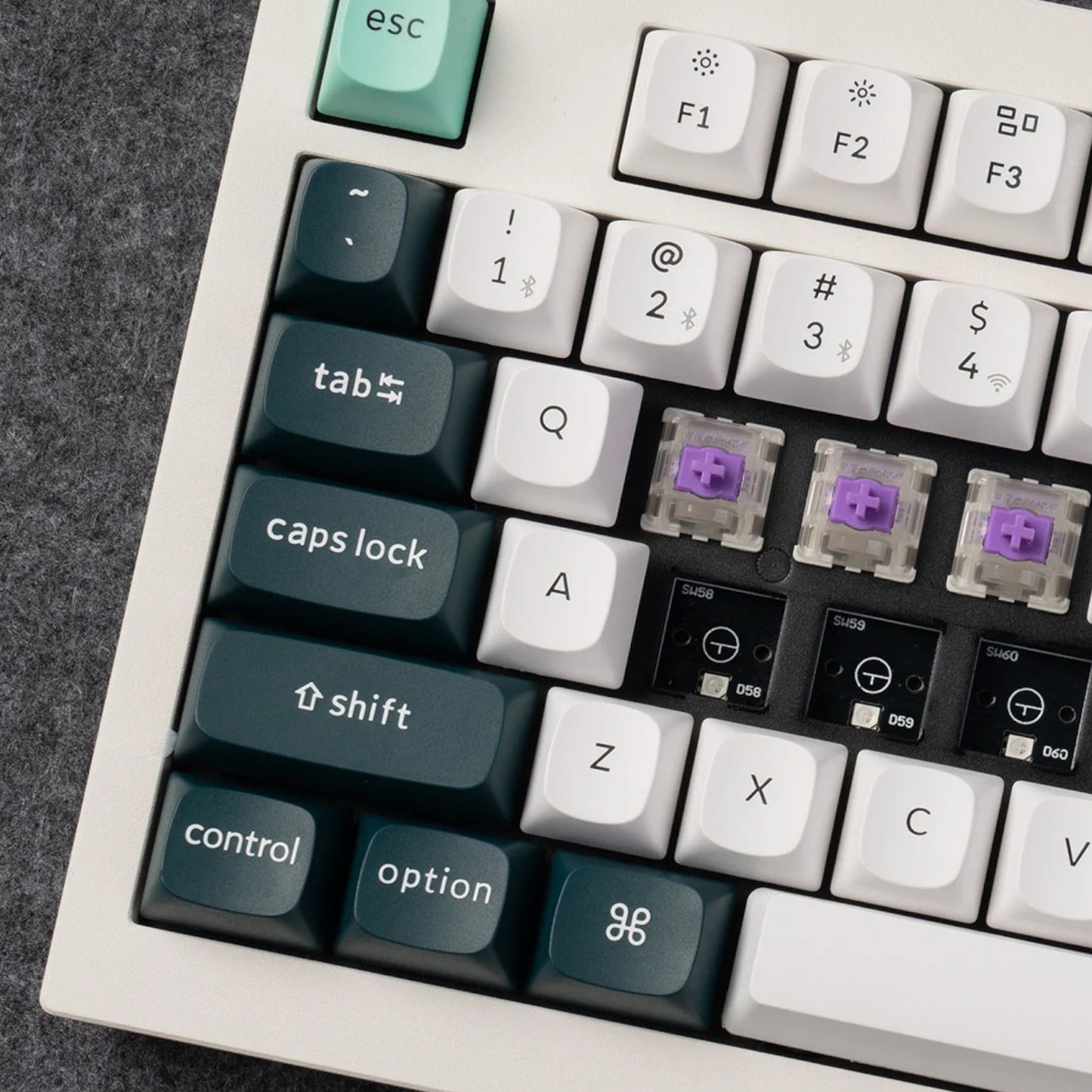 Keychron Q3 HE 80% Wireless Mechanical Keyboard (Nebula Switch) - Shell White - Stellar Technologies