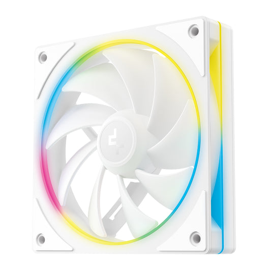 DeepCool FL12 SE 3-in-1 ARGB 120mm Fan 3 Pack - White - Stellar Technologies
