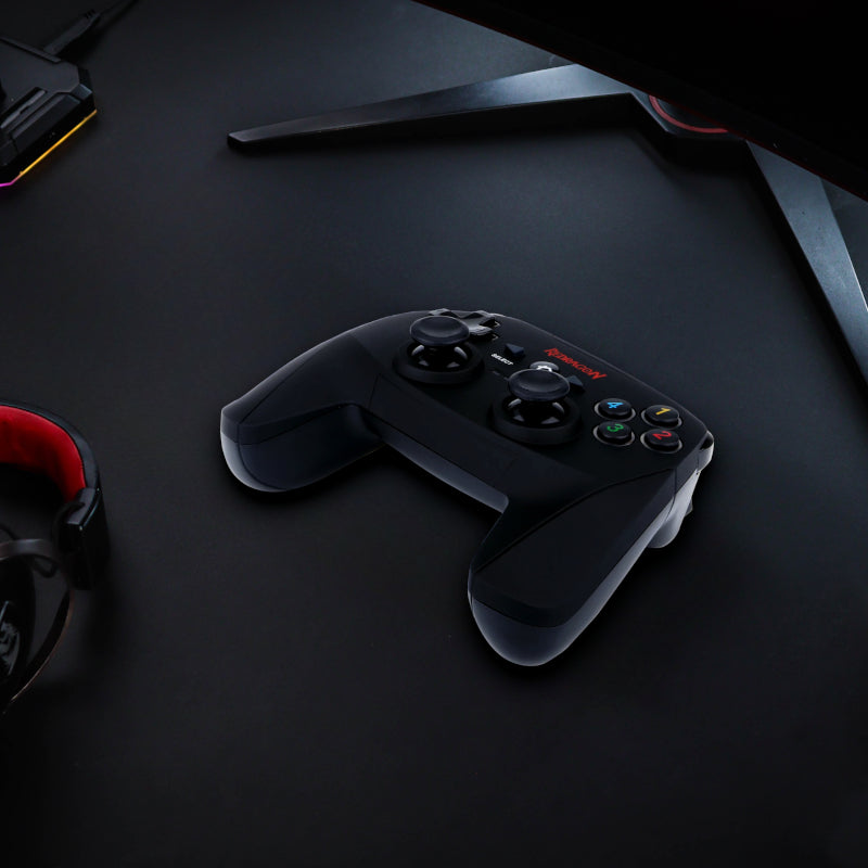 Redragon HARROW Wireless X/D-input(Digital/Analog) PC Controller - Black - Stellar Technologies