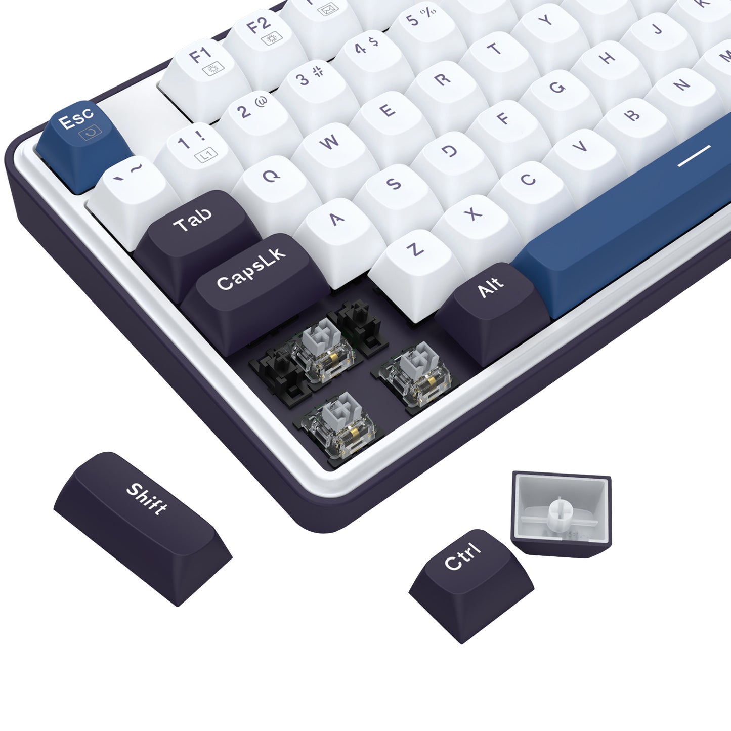 Redragon K689 WYVERN RGB Wired Mechanical Keyboard - White/Black - Stellar Technologies
