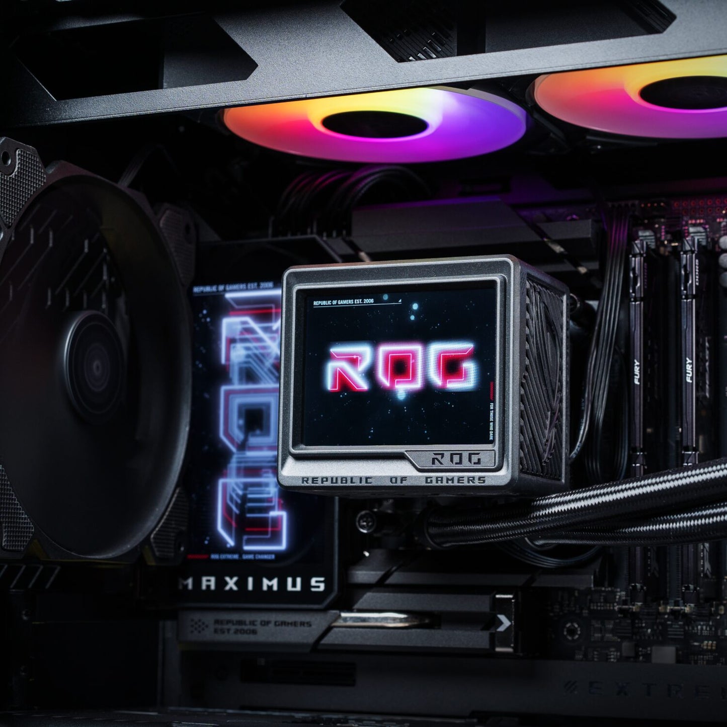 Asus ROG Ryujin III ARGB AIO Liquid Cooler - 3.5" LCD Display - Stellar Technologies