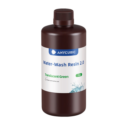 Anycubic Water Wash Resin 2.0 - Translucent Green