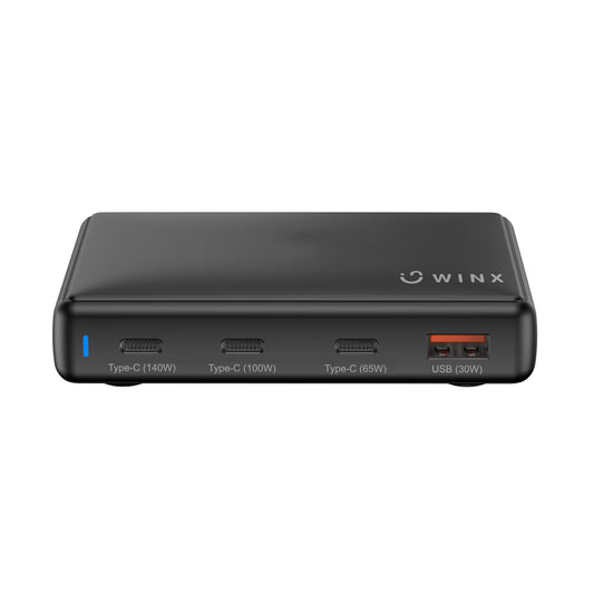 WINX POWER Ultra 140W GaN Desktop Charger - Stellar Technologies