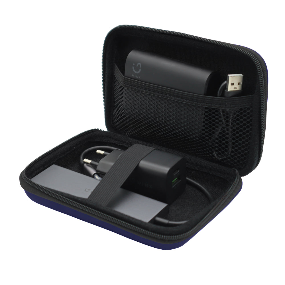 Winx Go Rugged Hardshell Protective Carry Case - Blue - Stellar Technologies