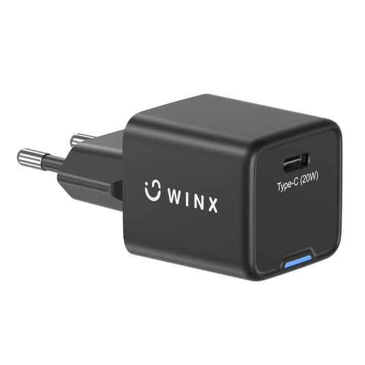 WINX POWER Essential Type-C 20W GaN Wall Charger - Stellar Technologies