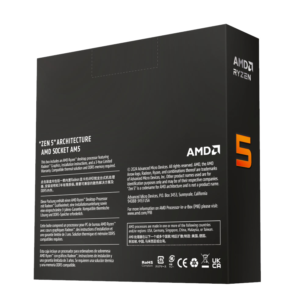 AMD RYZEN 5 9600X 6-Core 3.9GHz AM5 CPU - Stellar Technologies