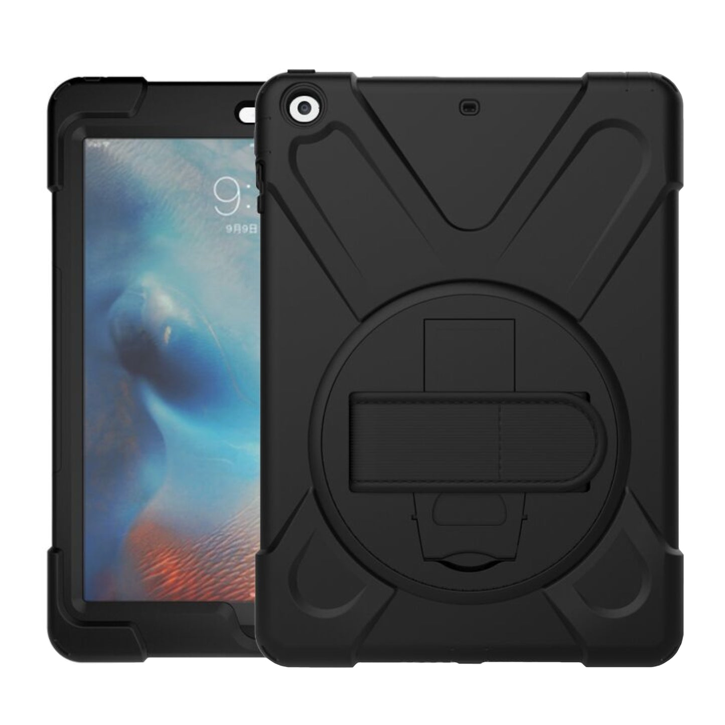 Port Designs Pro Shock 360 Rugged Protective and Rotative Folio for Samsung Galaxy Tab A9+ - Black - Stellar Technologies