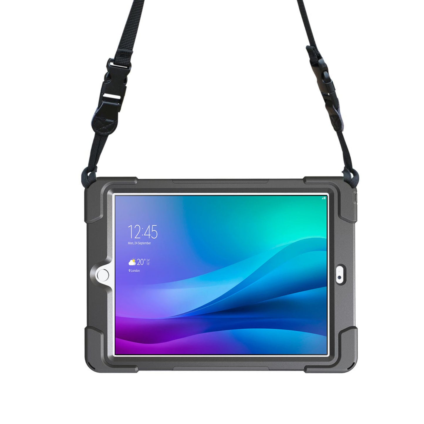 Port Designs Pro Shock 360 Rugged Protective and Rotative Folio for Samsung Galaxy Tab A9+ - Black - Stellar Technologies