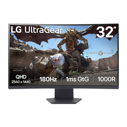 LG UltraGear 32" QHD VA Curved Gaming 180Hz 1ms - Stellar Technologies