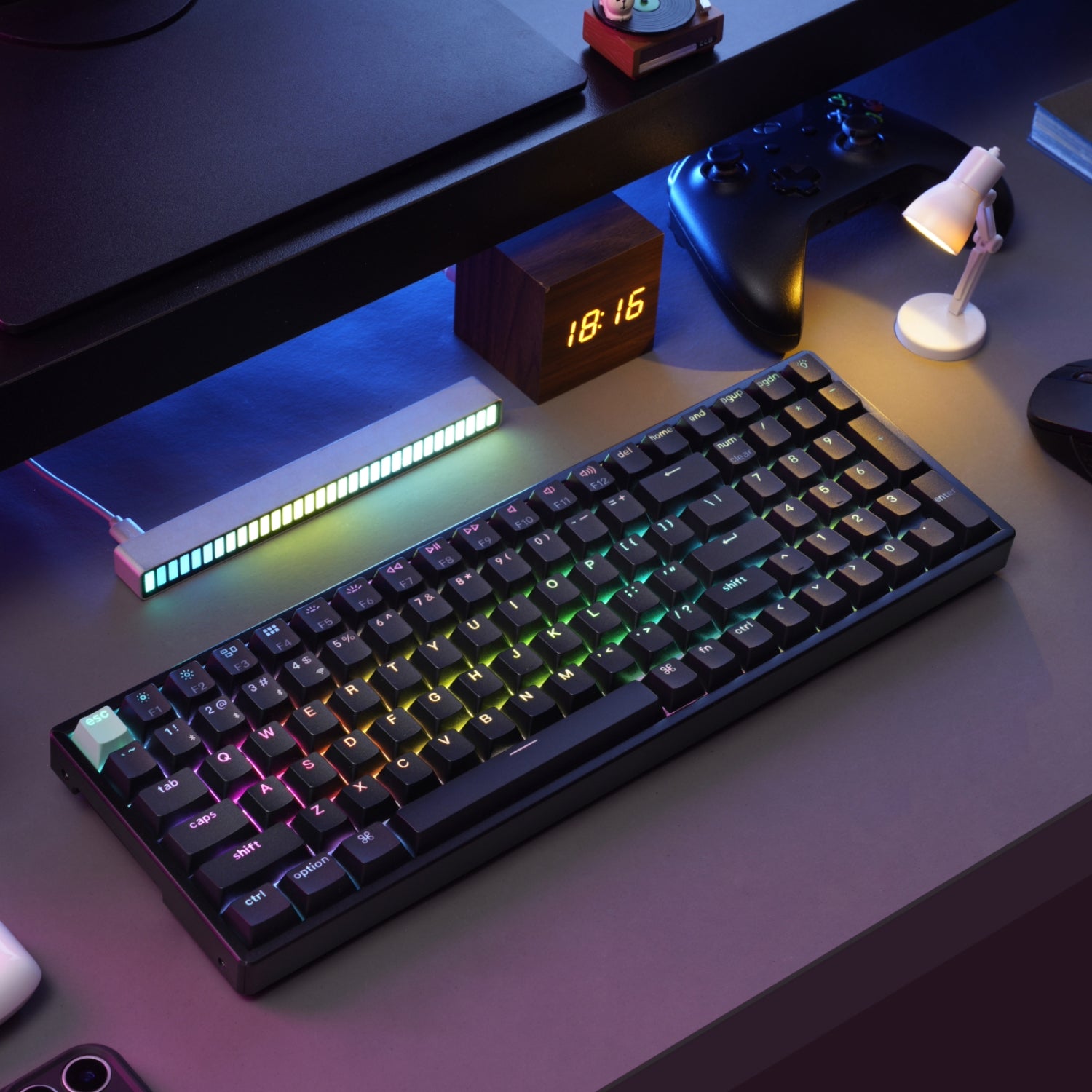 Keychron K4 HE 96% Magnetic Switch Hot-Swap RGB Wireless Keyboard - Black - Stellar Technologies