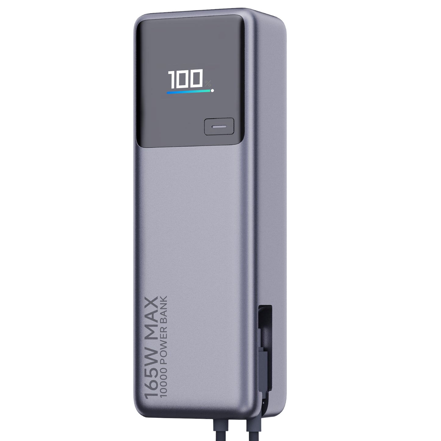 Xiaomi 165W Power Bank 10000mAh (Integrated Cable)-Silver - Stellar Technologies